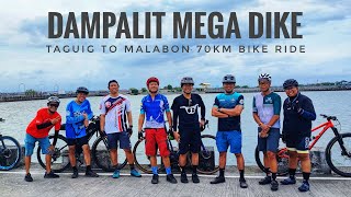 Dampalit Mega Dike Bike Ride  Taguig to Malabon 70km [upl. by Novar648]