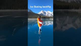 Ice Skating Backflip iceskating backflips dancingonice acrobatics [upl. by Asilim]