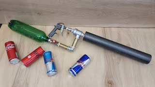 Soda Can Launcher  Air Powered [upl. by Benedikta]