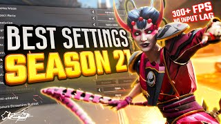 The BEST Apex Legends Settings for Season 21 INCREASE FPS [upl. by Millburn653]