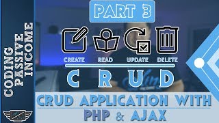 PHP Ajax CRUD Application Tutorial  MySQL amp Bootstrap amp jQuery DataTables Part 3 [upl. by Enwahs37]