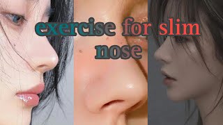 exercise for slim nose glowupskincarehealthtipsbeautytips facecare exercise [upl. by Rozalie503]