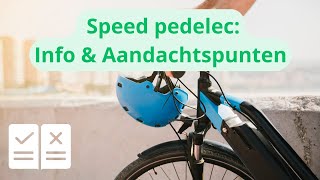 Speed Pedelec Kopen Alles wat je moet weten [upl. by Ynatsed]