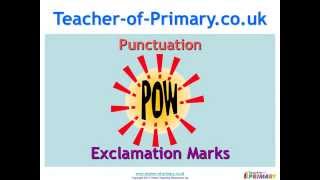 Exclamation Marks  Teaching Resource [upl. by Henryson]