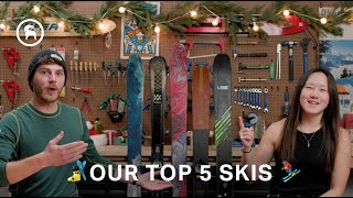 New Ski Tech Top 5 Skis For 2023 [upl. by Naitsirhc339]