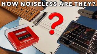 How Noiseless is Noiseless Testing Fender Gen 4 Noiseless Telecaster Pickups [upl. by Walburga131]