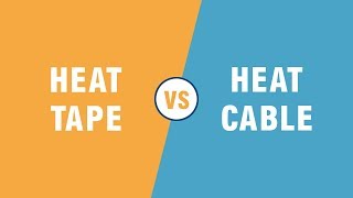 Heat Cable vs Heat Tape  Whats the difference [upl. by Oos393]