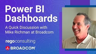 Talking Regos Clarity Power BI Dashboards with Broadcom [upl. by Ahsikan814]