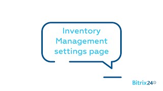 Inventory management settings page [upl. by Valoniah332]