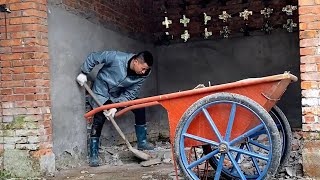 Man returns to the mountains to renovate old house to start new rural life [upl. by Nareht]