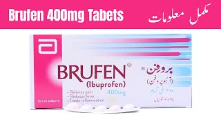 Brufen  Ibuprofen  Brufen 400mg Tablets Benefits Uses And Side Effects In Urdu Hindi [upl. by Ainirtac644]