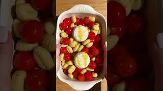 Recette de Crottin rôti gnocchis amp tomates cerises [upl. by Nimajeb836]