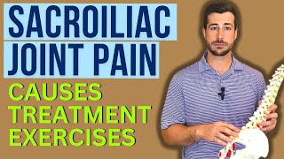 Sacroiliac Joint Pain Diagnosis Treatment amp Exercises  Dr Peter Turner [upl. by Aihcropal]