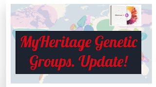 MyHeritage DNA Genetic Groups update Mothers and daughters results [upl. by Nylauqcaj]