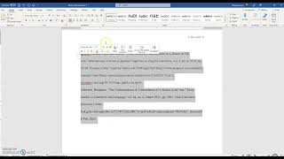 Formatting a Works Cited page in MLA style 2023 [upl. by Berenice329]