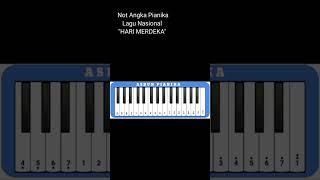 Not Angka Pianika Lagu Nasional quot17 AGUSTUS  HARI MERDEKAquot [upl. by Litman]