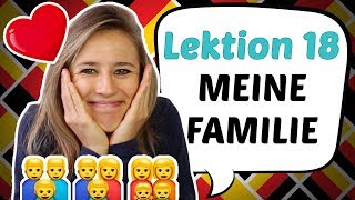 GERMAN LESSON 18 How to Talk about Your FAMILY in German 👩‍👩‍👧 👩‍👩‍👧‍👦 👨‍👨‍👦 [upl. by Enymzaj]