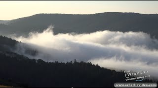 Vallée du Bez depuis le col du pendu Ardèche 4K [upl. by Decato993]