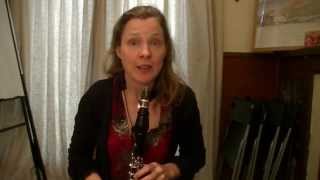 Clarinet Lesson Expression within large melodic intervals Brahms Sonata [upl. by Atirahs]