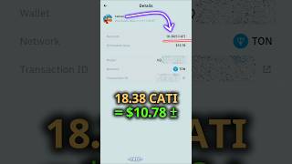 Received 1838 CATI  Binance Web3 Wallet Catizen Airdrop Payment Proof [upl. by Hills]