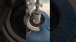 Flap disc making process  Good tools and machines make work easier [upl. by Braswell]