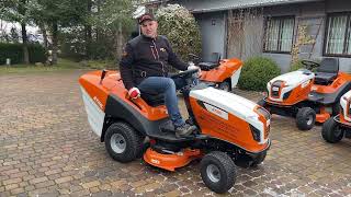 Traktor ogrodowy STIHL RT 5097  MIRBAR [upl. by Ancell]