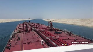 Transit Suez canal  VLCC [upl. by Onitsoga]