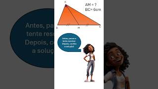 Mediana relativa à hipotenusa matematica geometriabasica enem [upl. by Hajed687]