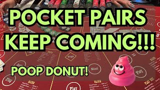 ULTIMATE TEXAS HOLD EM in LAS VEGAS POCKET PAIRS KEEP COMING poker holdem [upl. by Nerral]