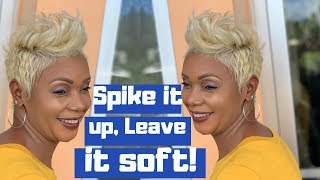 Relaxer free  Blonde Short cut [upl. by Xuerd]