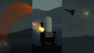 CRAM shot down Fighter Jet  Phalanx CIWS  Military Simulation  ArmA 3 Shorts [upl. by Moseley]