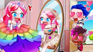 Anna amp Alex Love Story  The Maid Anna Becomes Princess  Gacha Club  Ppg x Rrb Gacha Life [upl. by Alyakam237]