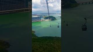 stupendous height of ngongping360 cablecar hongkong travelvlog travel [upl. by Yehudit]