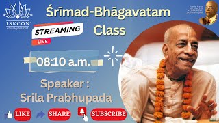 Srila Prabhupada Class  SB 1256  ROME 11111973  08082024  ISKCON Abids Hyderabad [upl. by Ettenotna]