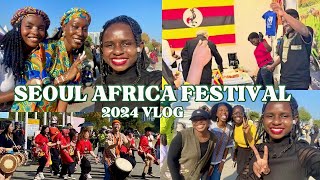 Seoul Africa Festival 2024  Black in Korea Vlog [upl. by Fanning]