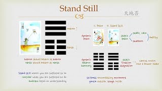 Goodies I Ching  12 Stand Still Hexagram [upl. by Wittenburg211]