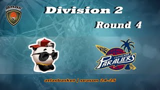 Atlasbasket  Div 2Round 4  COOL PANDA vs CLEVELAND PARALIERS [upl. by Suivatra569]