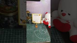 Deskdecor calendar ഒരു variety ആയാലോ shorts diy desksetup calendar malayalam october cute [upl. by Nepil]