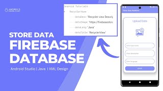 Store Data in Firebase Realtime Database in Android Studio  Part 1 [upl. by Helprin]