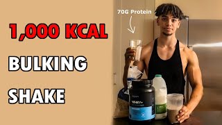 Protein Bulking Shake 1000 Calories For Weight Gain [upl. by Retsek850]