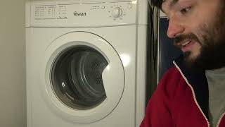 Review Of Swan SW407W 7kg Vented Tumble dryer [upl. by Easter]