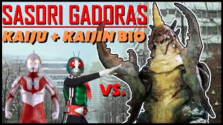 Ultraman amp Kamen Rider Fought This Monster Together Sasori Gadoras Kaiju amp Kaijin Bio Profile [upl. by Novyaj]