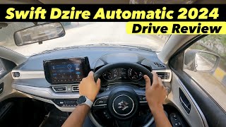 Maruti Suzuki Dzire 2024 Automatic Drive Review Gear Shifting  Comfort  Mileage [upl. by Varini]