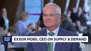 Exxon CEO Demand for petroleum still very healthy despite global economic challenges [upl. by Irrem500]