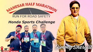 Honda Manesar Half Marathon 2024 • Vanitakshvlog [upl. by Ahsial574]