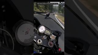 that could have ended badly 🥶🥶 nordschleife bikeracing superbike adrenalinejunkies [upl. by Enyr]