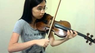 Kreutzer Violin Etude 15 Student Sylvia Li [upl. by Airtal]