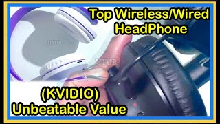 Top Budget Wireless Headphones 2024 KVIDIO amp Power Locus Under £30 Perfect for Kids amp Adults [upl. by Doraj845]