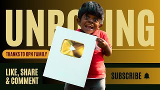 YouTube play button unboxing  Finally I got the silver play button  KUTTI PULI NANBAN [upl. by Annitsirhc]