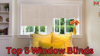 Top 5 Best Window Blinds and Blackout Curtains in 2024 [upl. by Yeslah]